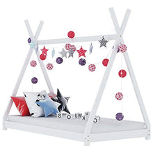FAMIROSA Giroletto per Bambini Bianco in Massello di Pino 80x160 cm-3359