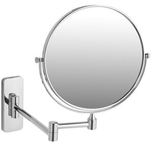 TecTake Specchio cosmetico specchio per il trucco | ingrandimento 5x / 7x / 10x | Inclinabile e ruotabile a 360° - modelli differenti (5x | no. 402642)