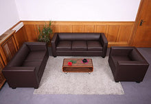 Serie Lille M65 divano sofa 2 posti 75x137x70cm pelle rosso