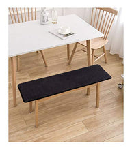 wangk Cuscino per panchina per Interni e Esterni, 2 3 4 posti, Morbido Cuscino per Dondolo da Giardino, Antiscivolo, Rettangolari Cuscino per Panche-Grigio Scuro 150×40cm(59×15in)