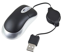 SaySure - Mini Retractable USB Optical Scroll Mouse for Laptop PC