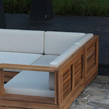 Divano da giardino Corsica, in teak