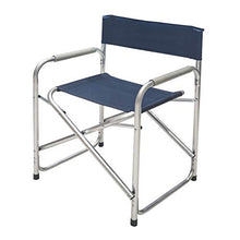 Sedia regista pieghevole blu in alluminio e poliestere, da 55x50x80 Blu
