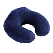 FSGD A Forma di U Cuscino del Collo, Cotone Memoria Cuscino cervicale Portatile dell'automobile Pelo Viaggio Aereo a Forma di U Cuscino del Collo
