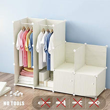 XuQinQin Armadio, assemblato Armadio, Guardaroba Semplice, Armadio di immagazzinaggio, Assemblea, Telaio in Acciaio, Armadio Armadio (Size : 183x47x183cm)