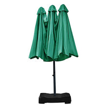Ombrellone da Giardino, Ombrelloni da Terrazzo, Ombrellone Giardino Parasole 4.6m, Tende e Tettucci Parasole da Balcone e 12 Nervature Pesanti per Spiaggia, Giardino, Balcone (Verde)