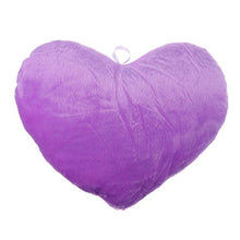 LED Luminosi Cuscino di Peluche Giocattoli Regalo per Bambino - Viola, Cuore