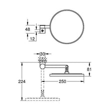 Grohe 41077000 Selection Specchio Ingranditore, Vetro e Metallo, Cromo, Large
