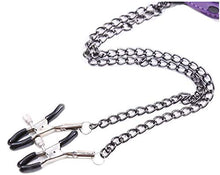 Collana regolabile con colletto in pelle con catena