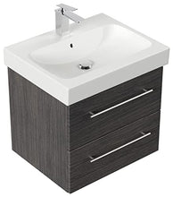 Mobile bagno con lavabo Geberit Icon 60cm antracite venato