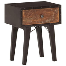 vidaXL Comodino 40x30x50 cm in Legno Massello di Recupero