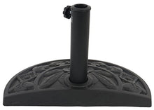 Base piede per ombrellone modello Parla acciaio nero ~ 9kg