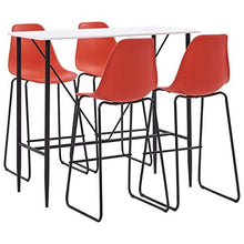 E E-NICES Set da Bar 5 pz in Plastica Rosso