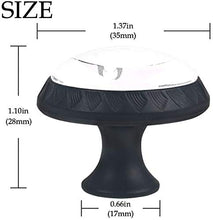 Gru bianche giapponesi Pomelli per Porta Set di 4 Pomelli per Mobili Manopole per Cassetti Cucina Armadio Vetro