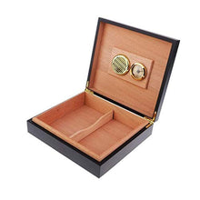 ZYING Con Pannello Frontale Digitale igrometro e umidificatore Cigar Humidor - di Alta qualità Cedar Cigar Idratante