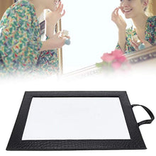 SALUTUYA Specchio da Parete Portatile in Pelle PU per toeletta da Viaggio per Regalo di Compleanno