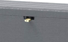 Duramax Cedargrain Durabox 270 litri, contenitore per mobili da giardino in plastica per esterni con coperchio chiudibile, con ruote e maniglie, grigio