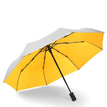 Oumefar Ombrellone Mini 3 Pieghevole Anti UV Colla Argento