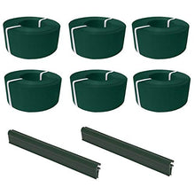 Thermoplast - Set di 6 strisce di protezione per privacy, 9,5 cm x 52 m, verde