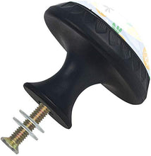 Ananas Modello Estate Fiore Nero Pomelli per Porta Set di 4 Pomelli per Mobili Manopole per Cassetti Cucina Armadio Vetro
