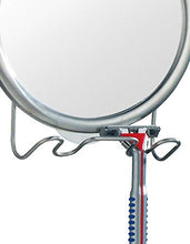 InterDesign 42070EU Specchio a Ventosa, Metallo, Argento