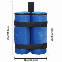 ABCCANOPY - Pesi per gambe per gazebo pop-up, ombrellone, mobili da esterno, confezione da 4 pezzi