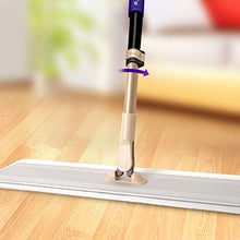 SSAYY Spray Mop Mop Piatto da 60 Cm Tampone per Pulizia in Lega di Alluminio Piastrelle Pavimento in Legno Risparmio di Manodopera Efficiente con Ferri da 360 °