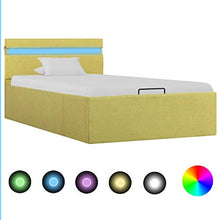 SKM Giroletto Idraulico e Contenitore LED Lime in Tessuto 90x200cm