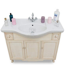 Shop Chic Base mobile bagno con lavabo 105 cm in legno pastello classico moderno