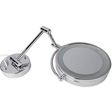 Supporto da parete a LED da 8,5", con ingrandimento 5x, pulsante touch, luce regolabile