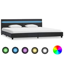 SKM Giroletto Grigio con LED in Similpelle 180x200 cm (31.2kg)