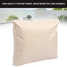 Yagosodee Fodera per Letto Pieghevole Fodera per Mobili Impermeabile Antipolvere per Uso Esterno in Giardino (Beige)