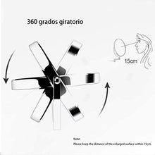 SSYS Specchio per Il Trucco a Parete, specchi per vanità Pieghevole Specchio da Bagno a 360 ° Specchio Girevole e allungabile Specchio di Bellezza,M,X5