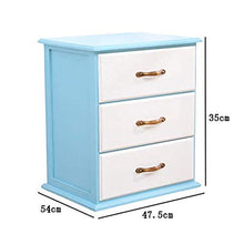 Comodino LHY- Cassettiera in legno massiccio, resistente, adatto per camera da letto, soggiorno, ecc. A