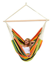 Amazonas Hammock Lava Poltrona Sospesa Brasil Gigante Esmeralda, Arancione, 140x140x200 cm