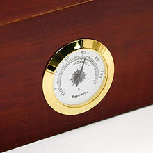 XZJJZ Superficie Legno di Cedro Idratante di Sicurezza - Viaggi Cigar Humidor Cedar Wood igrometro Manuale Cigar Humidor