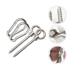 PRETYZOOM Kit di Sospensione per Amaca Resistente da 4 Pezzi Moschettoni per Amaca durevoli per Amaca