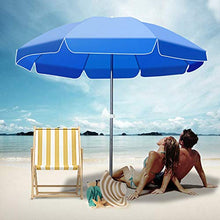 JFFFFWI Ombrellone da Esterno Creativo e Oslash; Ombrellone da Giardino da 200 cm Protezione Solare Blu Ombrello Impermeabile Ombrellone da Spiaggia Ombrellone Rotondo Regolabile in altezz