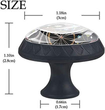 Velo Pomelli per Porta Set di 4 Pomelli per Mobili Manopole per Cassetti Cucina Armadio Vetro