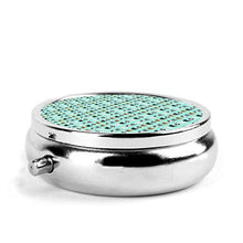 Scatola rotonda per medicina portatile, mini portapillole in metallo, dispenser per pillole tascabili, borsa da viaggio, design simpatico francese Bulldog