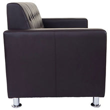 Mendler Divano a 3 posti da Salotto Kunda Design Moderno Ecopelle Marrone