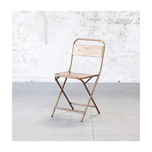 MATHI DESIGN Sedia Pieghevole in Acciaio, Stile Vintage