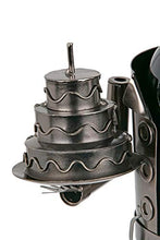 Brubaker- Porta bottiglia con scultura in metallo, ideale come regalo.