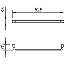Clever 99456 Portasciugamani Cromato