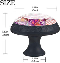 Elefante patchwork etnico floreale Pomelli per Porta Set di 4 Pomelli per Mobili Manopole per Cassetti Cucina Armadio Vetro