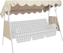 Angerer Tetto del Dondolo 200 x 120 cm, qualità Swingtex, Colore bordò