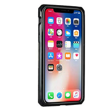 Custodia per telefono con funzione centrale di coccodrillo, per iPhone XS/iPhone X, colore: nero