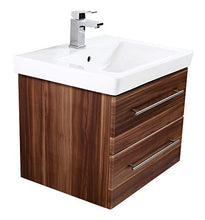 Mobile bagno con lavabo Villeroy & Boch Subway 2.0 60cm noce