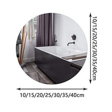 WWWRL Specchio da Bagno Rotondo Senza Cornice Semplice E Moderno Specchio da Parete per Trucco E Trucco, Adesivo da Parete Mini Rotondo Fai da Te Decor Foto Puntelli Piccolo Specchio