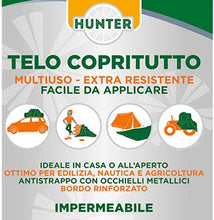 Telo Hunter Multiuso Antistrappo Rinforzato e con Occhielli Double Face Verde e Blu Misura cm 500X800 Metri 5X8